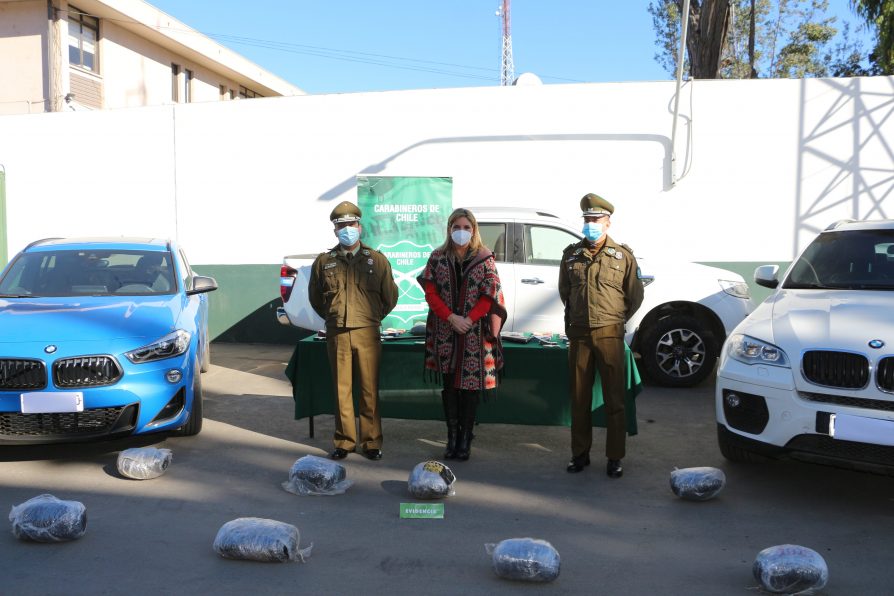 Desbaratan a banda criminal e incautan más de 20 kilos de marihuana en la provincia de Petorca