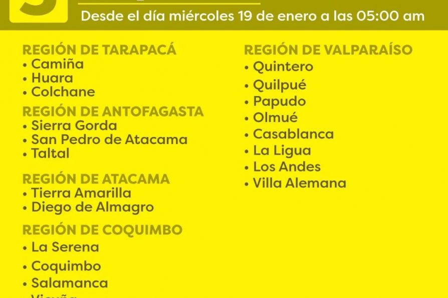 Tres comunas de la provincia de Petorca retroceden en el plan paso a paso