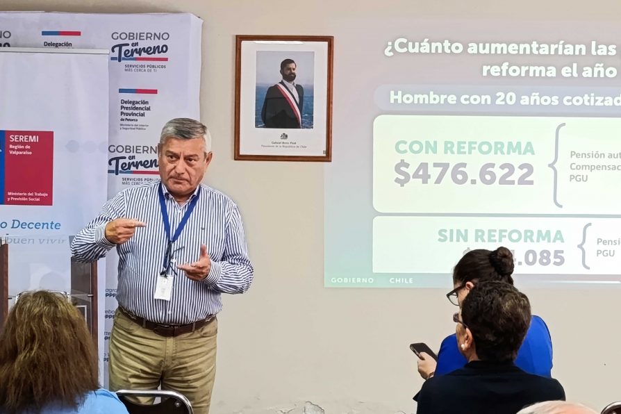 Delegación de Petorca organiza charla sobre reforma al sistema de pensiones aprobada recientemente en el Congreso