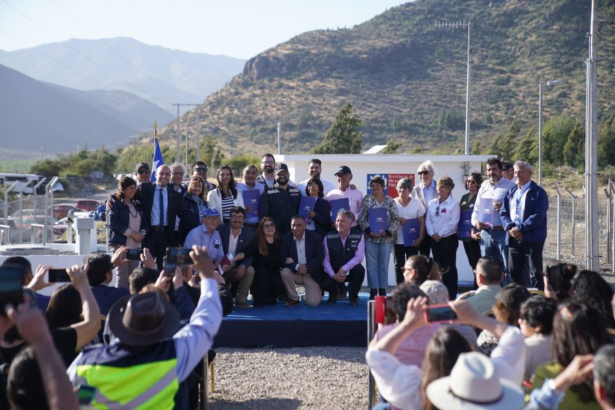 Presidente de la República, Gabriel Boric Font, encabeza puesta en marcha de la aducción del Río Ligua
